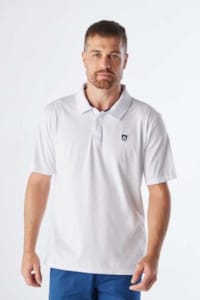 Polo Masculina Mr. Kitsch Manga Curta Lucas Básica Slim Algodão Branco - foto 2
